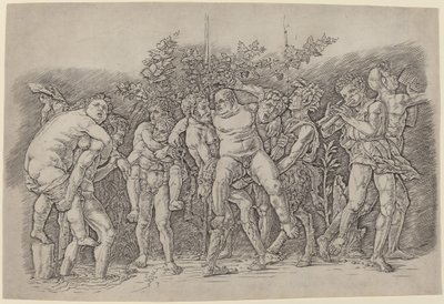 Bakchanal se Silenusem od Andrea Mantegna
