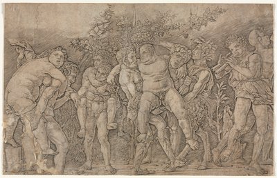 Bakchanal se Silenusem od Andrea Mantegna
