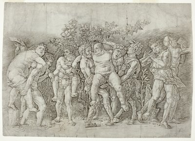 Bakchanal se Silenusem od Andrea Mantegna