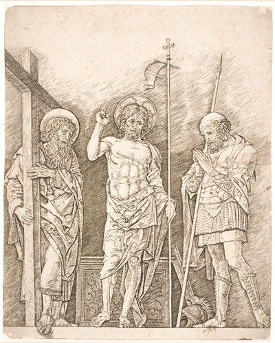 Vzkříšený Kristus od Andrea Mantegna