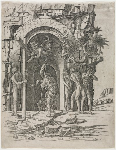 Sestup do Limba, konec 1460. od Andrea Mantegna