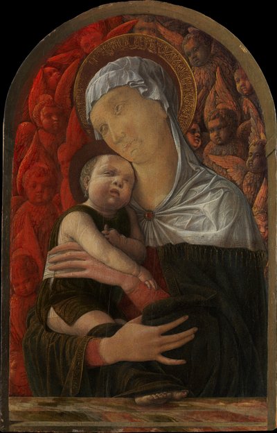 Madonna a dítě se Seraphim a Cherubiny, ca. 1454. od Andrea Mantegna
