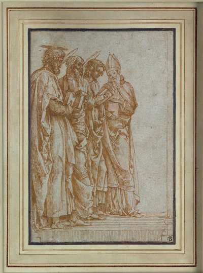 Svatí Petr, Pavel, Jan Evangelista a Zeno od Andrea Mantegna
