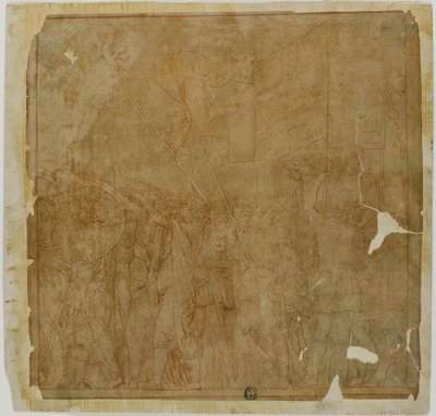 Studie k triumfům Julia Caesara: Plátno č. I od Andrea Mantegna
