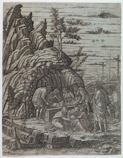 Pohřeb od Andrea Mantegna