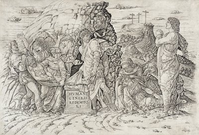 Uložení do hrobu od Andrea Mantegna
