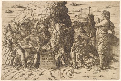 The Entombment, c. 1470 1475. od Andrea Mantegna