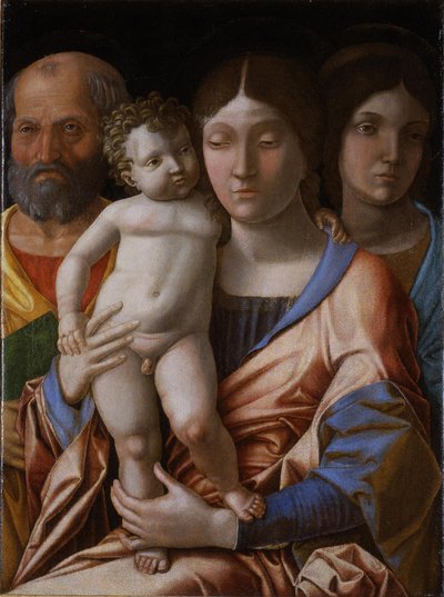 Svatá rodina se svatým, 1495. od Andrea Mantegna