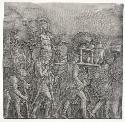 The Triumphs of Caesar: The Corselet Bearers, c. 1495. od Andrea Mantegna