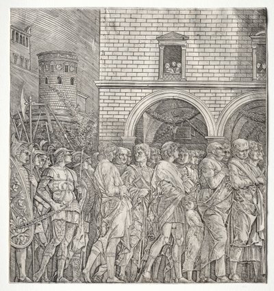 The Triumphs of Caesar: The Senators, 1400s. od Andrea Mantegna