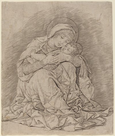 Panna a dítě od Andrea Mantegna