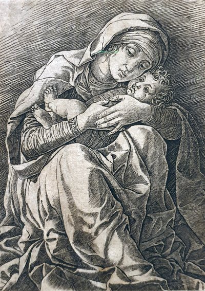 Panna s dítětem od Andrea Mantegna