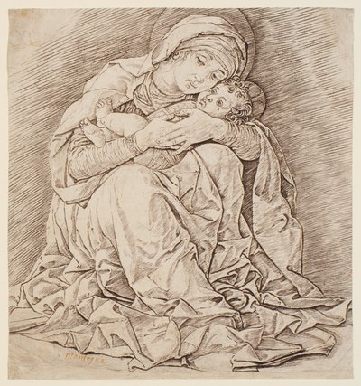 Panna Maria s dítětem od Andrea Mantegna