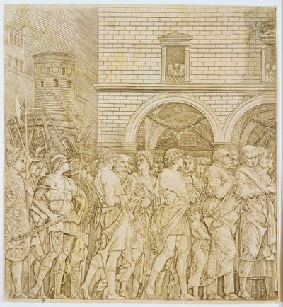 Triumf senátorů od Andrea Mantegna