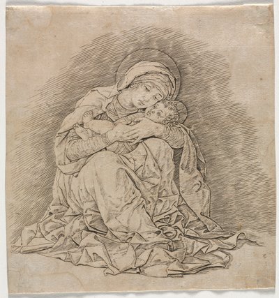 Panna a dítě od Andrea Mantegna