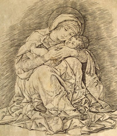 Panna a dítě od Andrea Mantegna