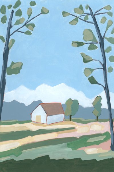 Vysočina, 2023 (akryl na papíře) od Andrea Mejia