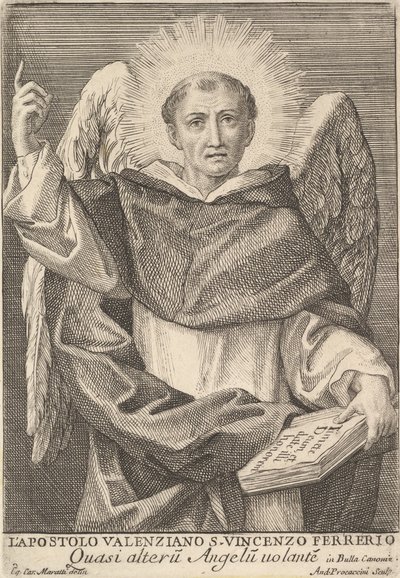 Svatý Vincent Ferrer. od Andrea Procaccini