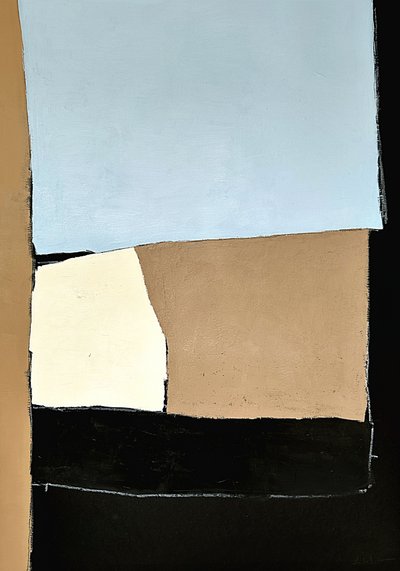 Geometrické barevné bloky od Andrea Reichhart