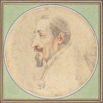 Kresba papeže Alexandra VII. od Andrea Sacchi