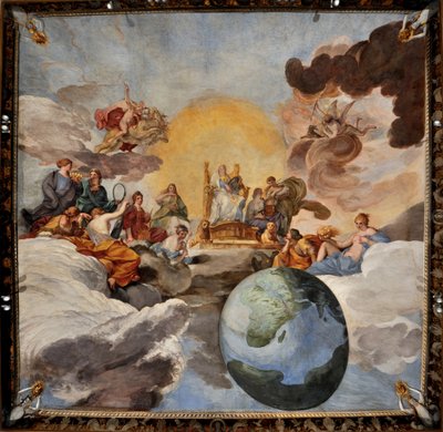 Triumf božské moudrosti, 1629-1631. od Andrea Sacchi