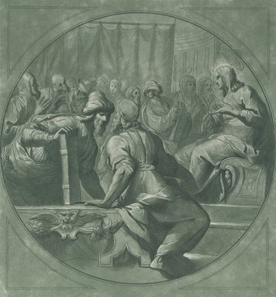 Kristus matoucí lékaře, 1750-70. od Andrea Scacciati