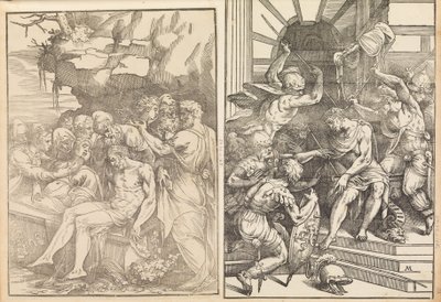 Pláč nad mrtvým Kristem, Kristus je napaden vojáky, ca. 1556-57. od Andrea Schiavone