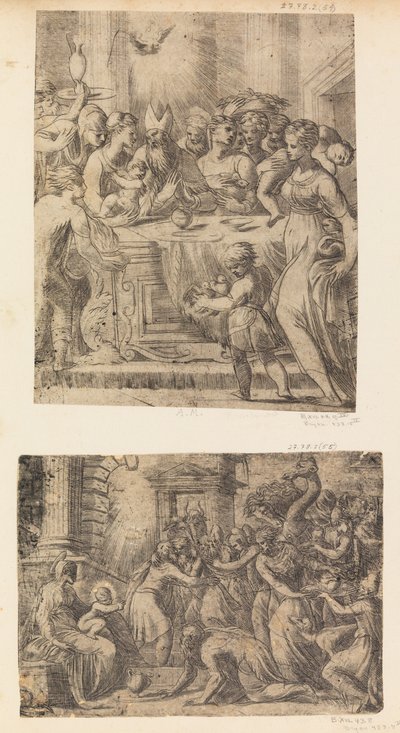 Klanění tří králů, ca. 1542-46. od Andrea Schiavone