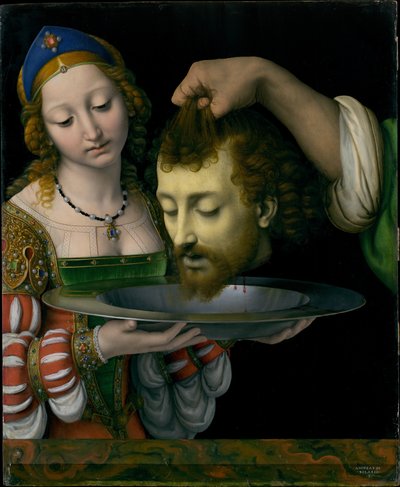 Salome s hlavou svatého Jana Křtitele od Andrea Solari