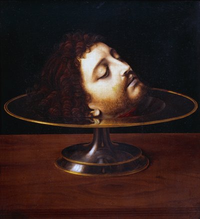 Hlava svatého Jana Křtitele od Andrea Solario