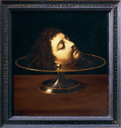 Hlava svatého Jana Křtitele od Andrea Solario