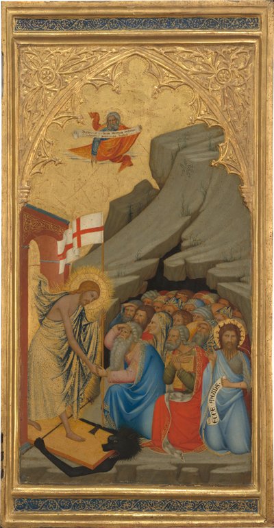 Scény z Umučení Krista: Sestup do limba [pravý panel], 80. léta 14. století. od Andrea Vanni
