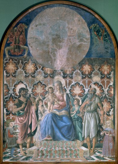 Madonna a dítě s anděly, c1443 od Andrea del Castagno