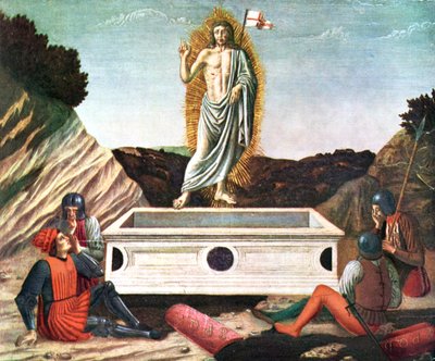 Vzkříšení, polovina 15. století, 1930. od Andrea del Castagno