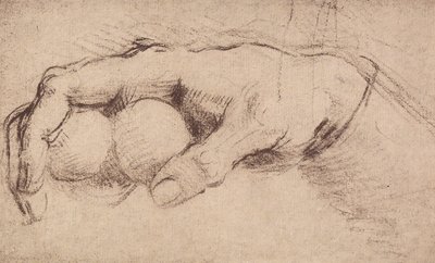 Ruka; výkres od Andrea del Sarto