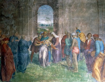 Uzdravení posedlé ženy, Andrea del Sarto od Andrea del Sarto