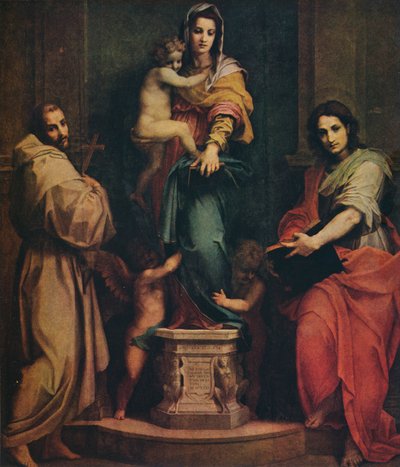Madonna z Harpyjí, 1517 od Andrea del Sarto