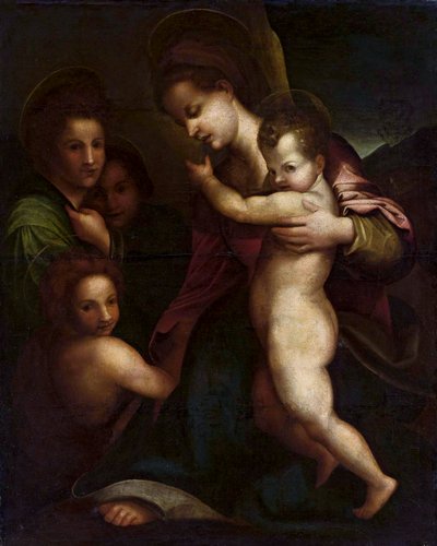 Madona s Ježíškem a svatým Janem od Andrea del Sarto