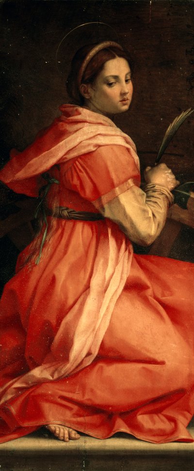 Svatá Kateřina Alexandrijská, kolem roku 1530 od Andrea del Sarto
