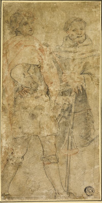 Svatý Michael a San Giovanni Gualberto od Andrea del Sarto