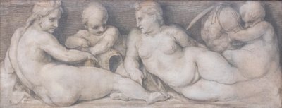 Scéna s postavami v klasickém stylu od Andrea del Sarto