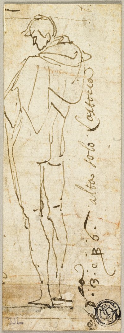 Stojící mužský akt od Andrea del Sarto