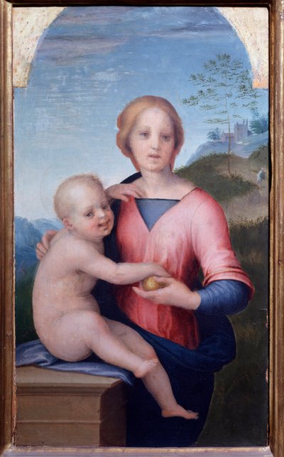 Panna s dítětem (Malba od Andrea del Sarto
