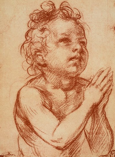 Mladý chlapec se modlí od Andrea del Sarto