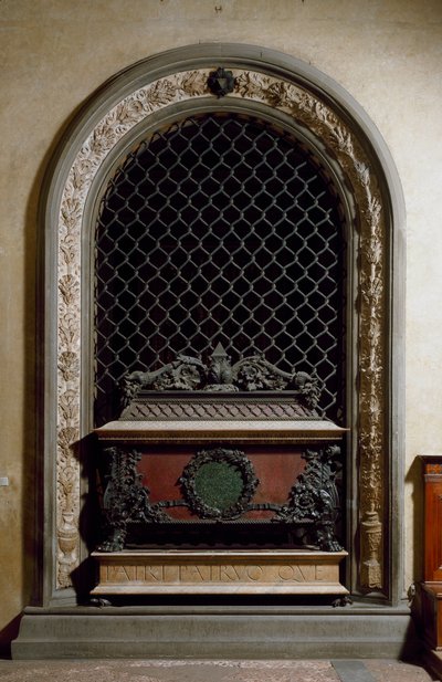 Pohřební pomník Piera a Giovanniho de Medici, syna Cosima de Medici staršího od Andrea del Verrocchio