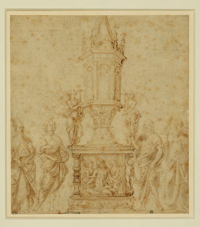 Verrocchiova škola. Relikviář mezi svatým ... od Andrea del Verrocchio
