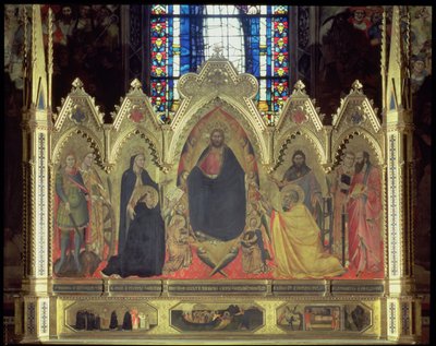 Strozziho oltář, 1357 (panel) (podrobnosti viz 75592-6) od Andrea di Cione Orcagna