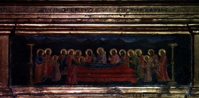 Madonna z pásu, detail predely od Andrea di Giusto Manzini