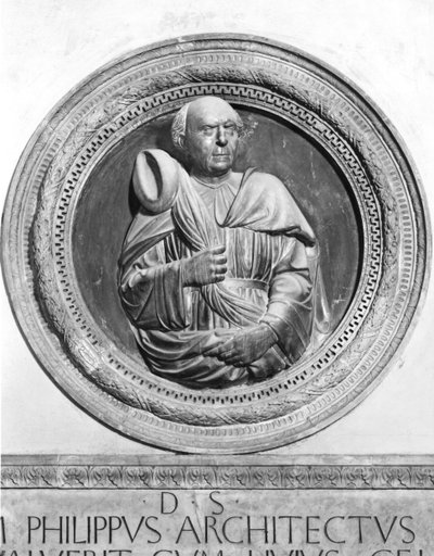 Busta Filippa Brunelleschiho (1377-1446) od Andrea di Lazzaro Cavalcanti