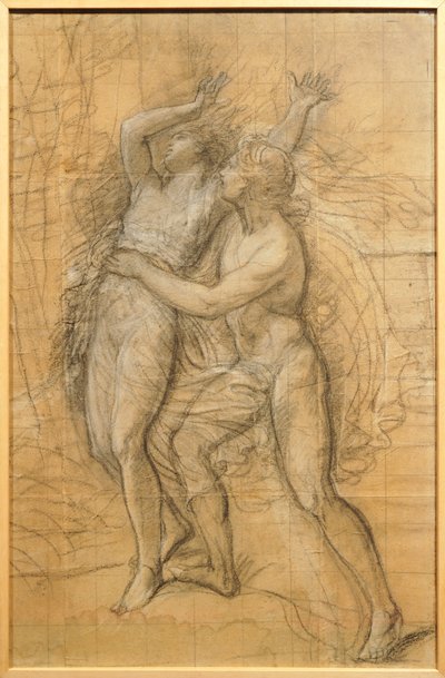 Apollo a Daphne od Andrea Appianiho (1754-1817), kresba od Andrea the Elder Appiani